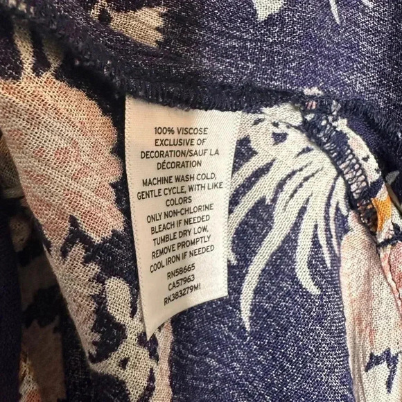 Melrose and Market Women Blue Kimono M - Picture 11 of 12